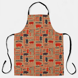 Delantal Carne fresca orgánica natural del cerdo del carnic