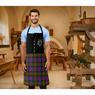 Delantal Carnegie Clan Badge & Tartan Kilt