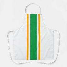 Carreras Amarilla Verde Brillante En Blanco