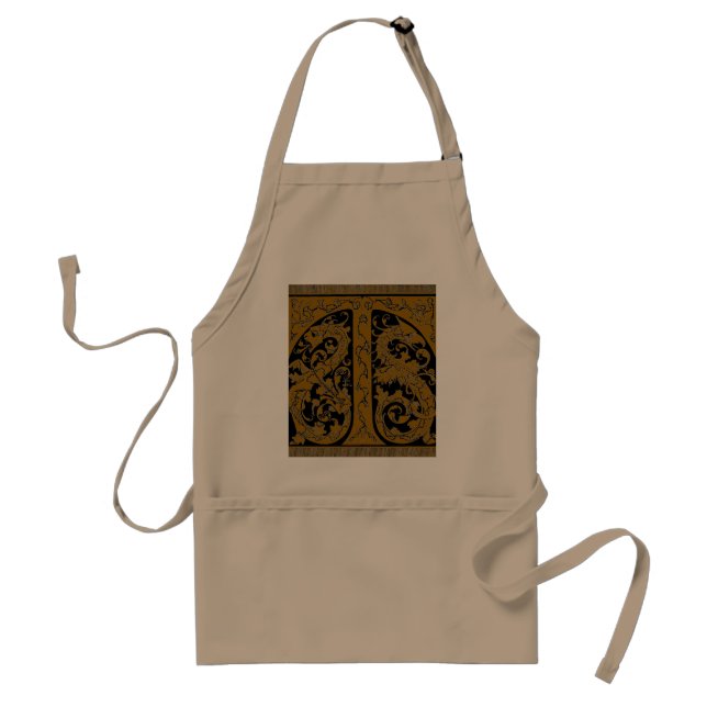 Delantal Carta T con Dragones Apron (Frente)