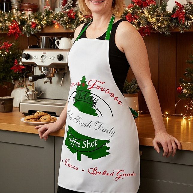 Delantal Cartel de la cafetería de vacaciones (Subido por el creador)