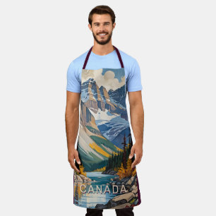 Delantal Cartel de viaje de personalizado Text Canada