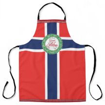 Casa es donde se hace Lefse! Bandera noruega