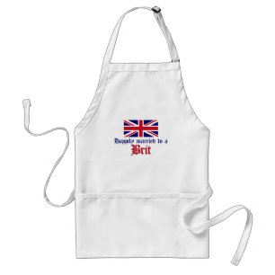 Delantal Casado feliz con un británico