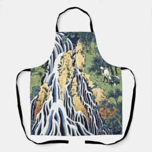Delantal cascada Kirifuri cerca de la montaña Kurokami Hous