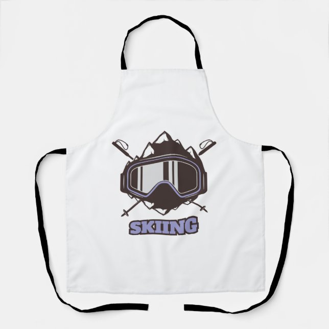 Delantal Casco de esquí genial (Anverso)