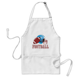 Delantal Casco de fútbol y pelota