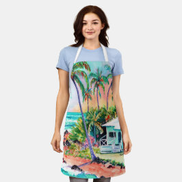 Delantal Caserío en la playa