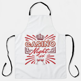 Delantal Casino Night Fiesta Gambling Lover