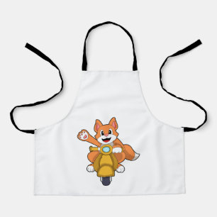 Delantal Cat como motociclista con Scooter.PNG