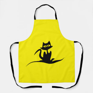 Delantal Cat Ilustracion Apron