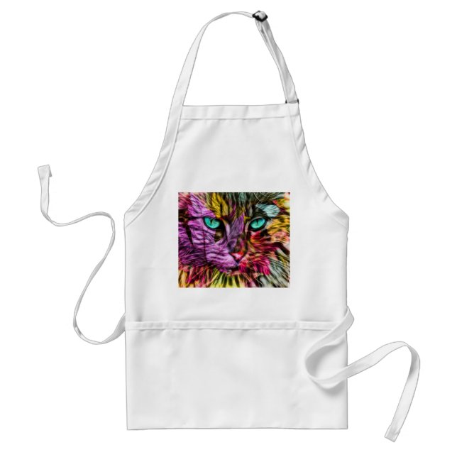 Delantal Cat Kitten Artsy (Frente)