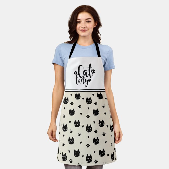 Delantal Cat Lady Apron (Gastado)