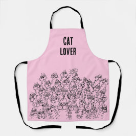 Delantal Cat Lover Apron