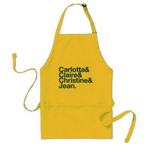 Delantal Catalina Nuns Names Apron