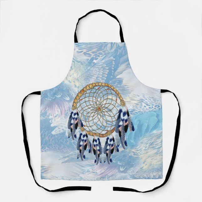 Delantal Catcher del sueño azul exótico (Anverso)