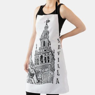 Delantal Catedral de la Giralda Sevilla. Andalucía, Españ