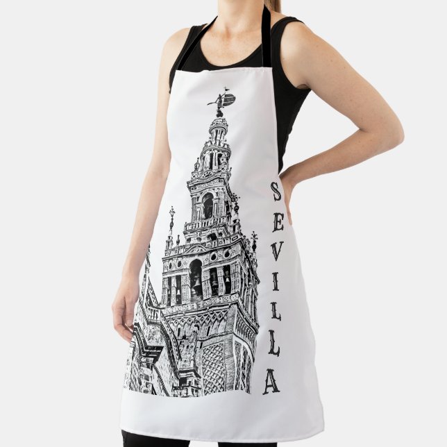 Delantal Catedral de la Giralda Sevilla. Andalucía, España. (in situ)