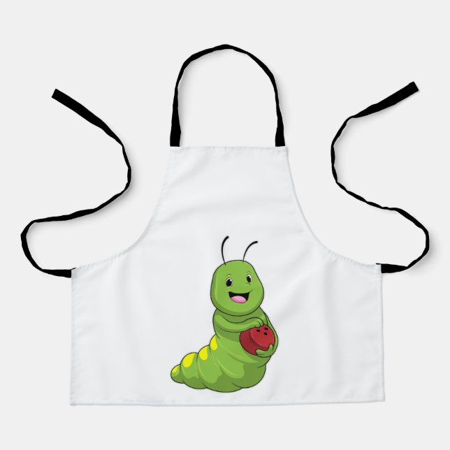 Delantal Caterpillar en el Bowling con bolas (Anverso)