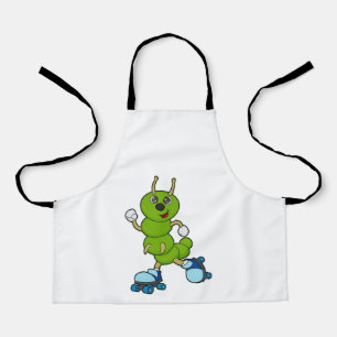 Delantal Caterpillar en patinaje en línea con patines de pa