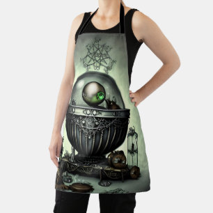 Delantal Cauldron de Steampunk Ornate y elementos mágicos s