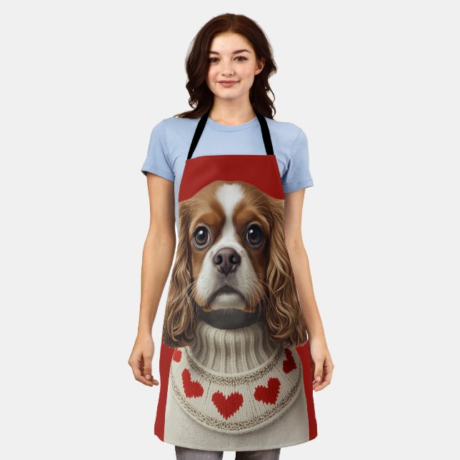 Delantal Cavalier corazón de amor (Gastado)