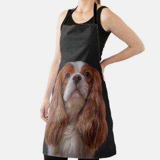 Delantal Cavalier de perro dibujante Charles Spaniel