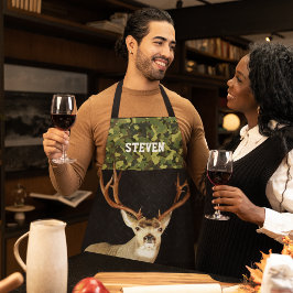 Delantal Caza de ciervos de camo nombre deporte al aire lib