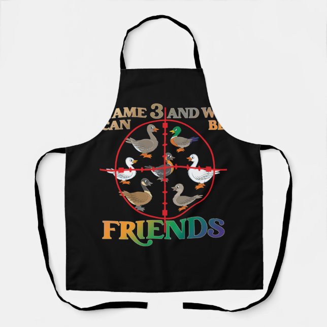 Delantal Caza de pato: cazadores de aves acuáticas diferent (Anverso)