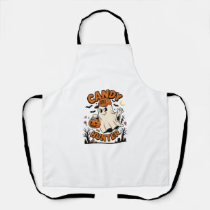 Delantal Cazador de dulces Halloween Fantasma Calabaza Cube