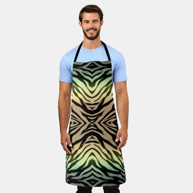 Delantal Cebras en el bosque (Gastado)