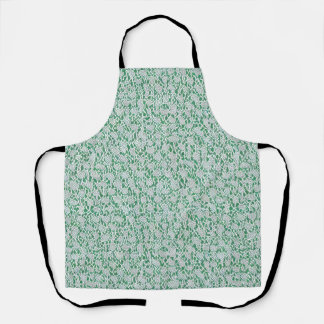 Delantal celadón crema de menta verde claro gris