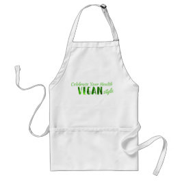 Delantal Celebra tu estilo vegano de salud