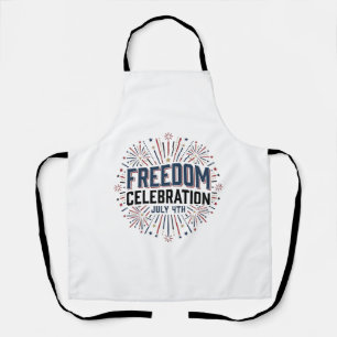 Delantal Celebración de la Libertad Diseño de Camiseta Patr