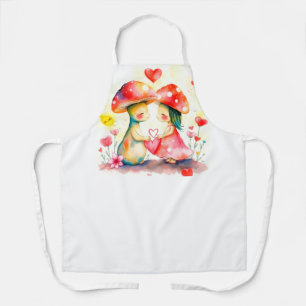 Delantal Celebración el día de San Valentín del amor