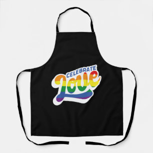 Delantal Celebrar el amor - lgbtq Design