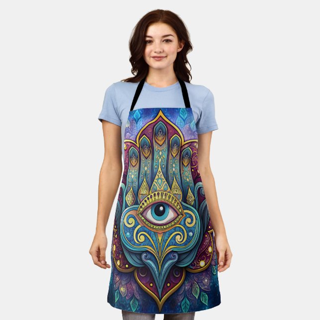 Delantal Celestial Hamsa  (Gastado)