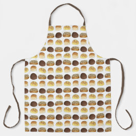 Delantal Cena Rollos Pan Panadería Boulangerie Pumpernickel