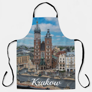 Delantal Centro de Cracovia desde arriba en Polonia