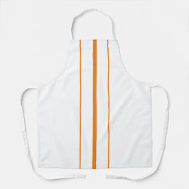 Delantal Centro De Tangerina Deportiva Tiras De Carreras En