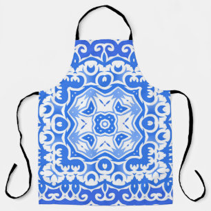 Delantal Cerámica de azulejo portugués antiguo. Colilla vin