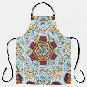 Delantal Cerámica Kaleidoscope: Textura de superficie abstr