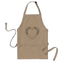 Cerca del corazón Hermanas Standard Apron