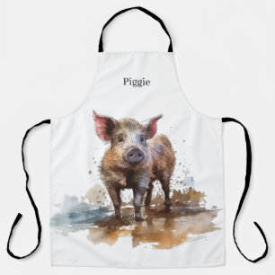 Delantal Cerdito Juguetón, personalizado