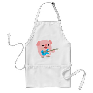 Delantal Cerdo Apron Personalizado de Cute Rockin