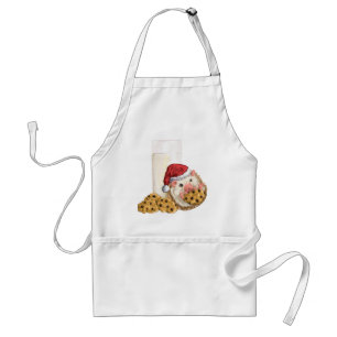 Delantal Cerdo de la galleta del navidad