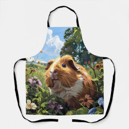 Delantal Cerdo de Springtime Guinea