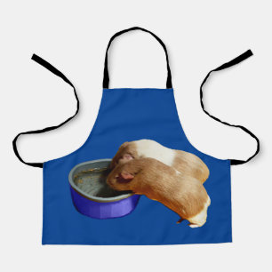 Delantal Cerdos Marrones Y Blancos De Guinea, Apron De Impr