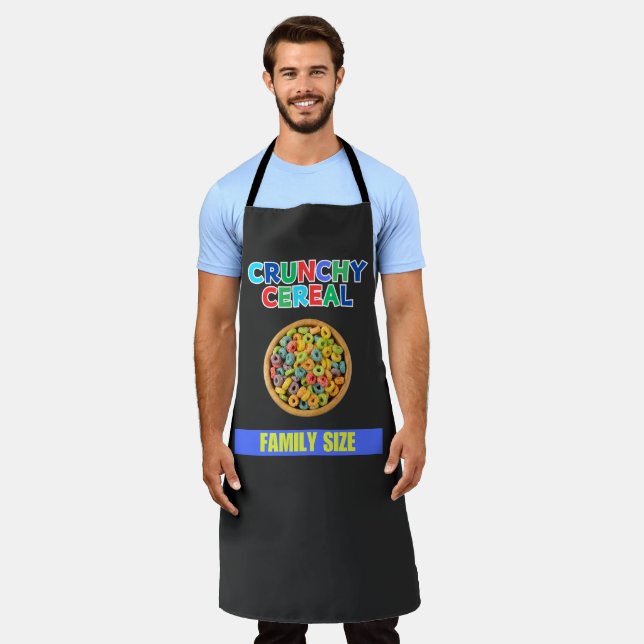 Delantal Cereal Crunchy Para los fanáticos de los cereales (Gastado)