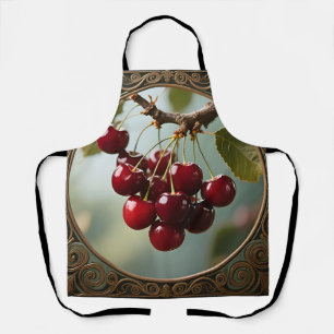 Delantal Cerezas Brillantes Vintage